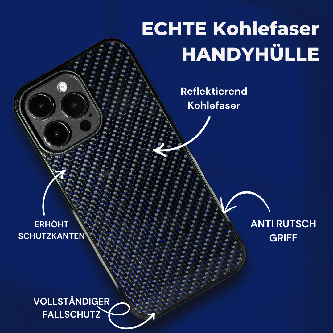 Reflektierende - Blaue Handyhülle