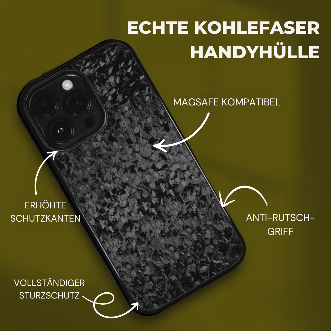 Geschmiedete Kohlefaser - Gold - (MAGSAFE)