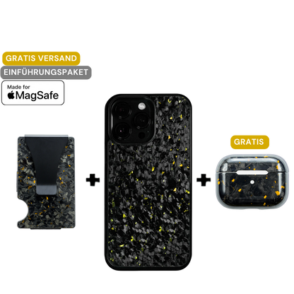 Geschmiedetes Kohlefaser-Magsafe-Launchpaket – Gold