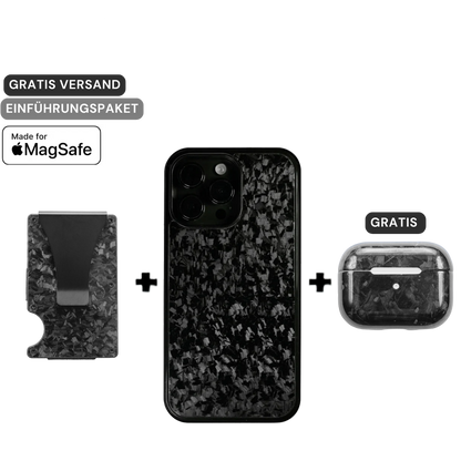 Geschmiedetes Kohlefaser Magsafe-Launchpack - Schwarz